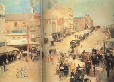 Tom roberts Bourke Street,Melbourne (nn02)